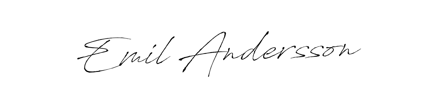 You should practise on your own different ways (Antro_Vectra) to write your name (Emil Andersson) in signature. don't let someone else do it for you. Emil Andersson signature style 6 images and pictures png