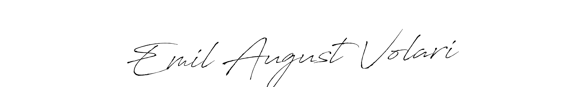 if you are searching for the best signature style for your name Emil August Volarić. so please give up your signature search. here we have designed multiple signature styles  using Antro_Vectra. Emil August Volarić signature style 6 images and pictures png