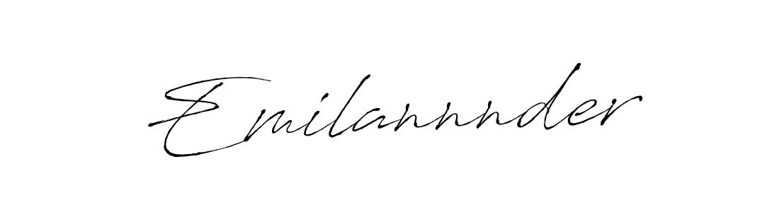 Also we have Emilannnder name is the best signature style. Create professional handwritten signature collection using Antro_Vectra autograph style. Emilannnder signature style 6 images and pictures png