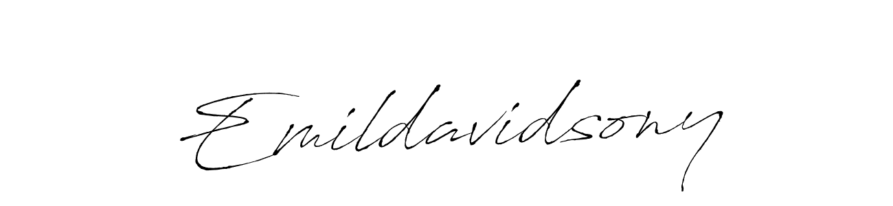 You can use this online signature creator to create a handwritten signature for the name Emildavidsony. This is the best online autograph maker. Emildavidsony signature style 6 images and pictures png