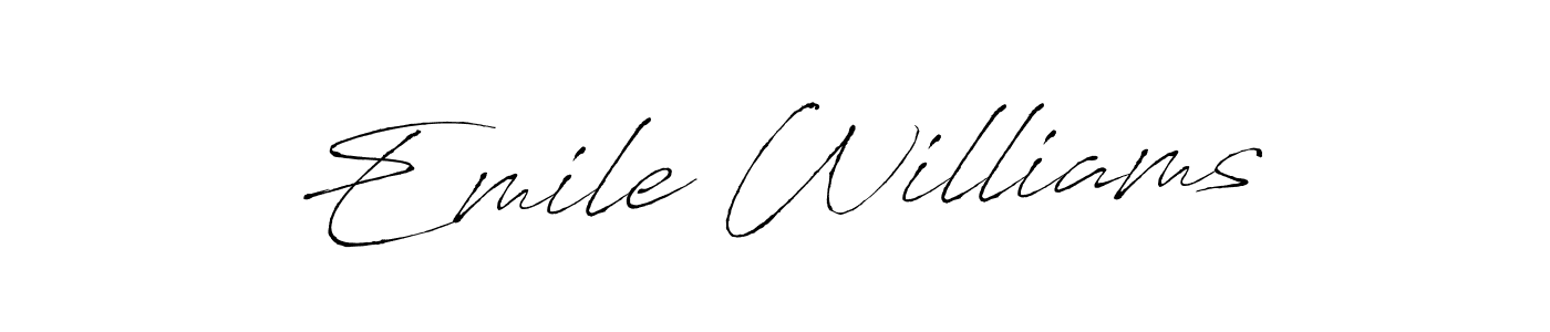 Similarly Antro_Vectra is the best handwritten signature design. Signature creator online .You can use it as an online autograph creator for name Emile Williams. Emile Williams signature style 6 images and pictures png