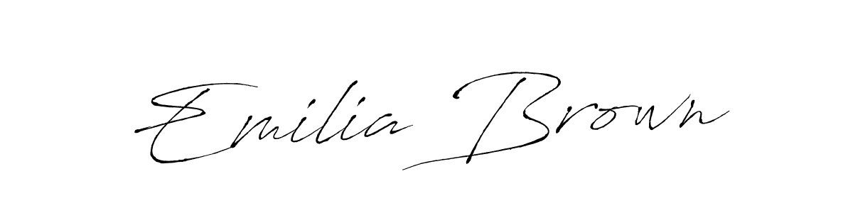 Make a short Emilia Brown signature style. Manage your documents anywhere anytime using Antro_Vectra. Create and add eSignatures, submit forms, share and send files easily. Emilia Brown signature style 6 images and pictures png