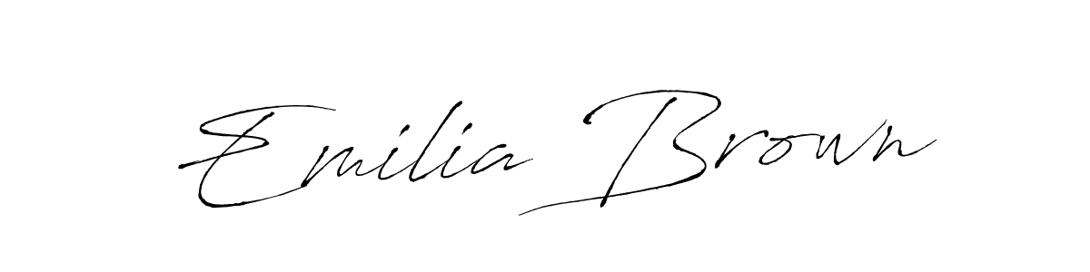 Make a short Emilia Brown signature style. Manage your documents anywhere anytime using Antro_Vectra. Create and add eSignatures, submit forms, share and send files easily. Emilia Brown signature style 6 images and pictures png