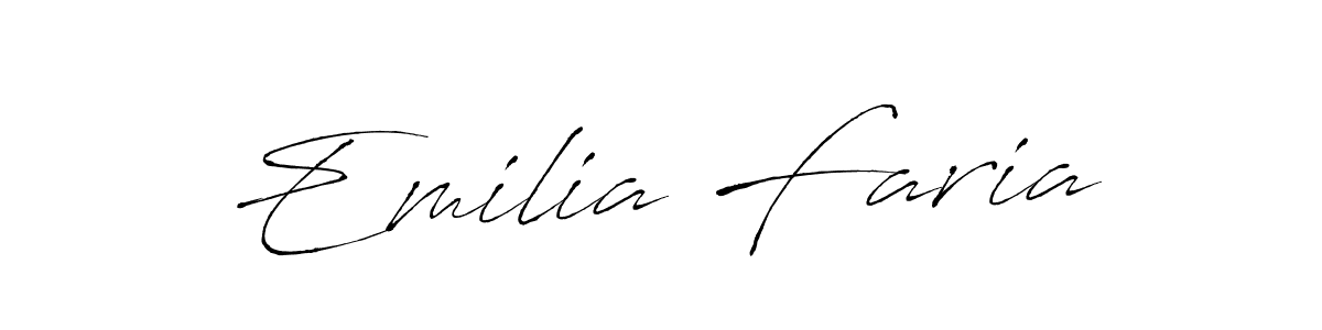 Make a short Emilia Faria signature style. Manage your documents anywhere anytime using Antro_Vectra. Create and add eSignatures, submit forms, share and send files easily. Emilia Faria signature style 6 images and pictures png