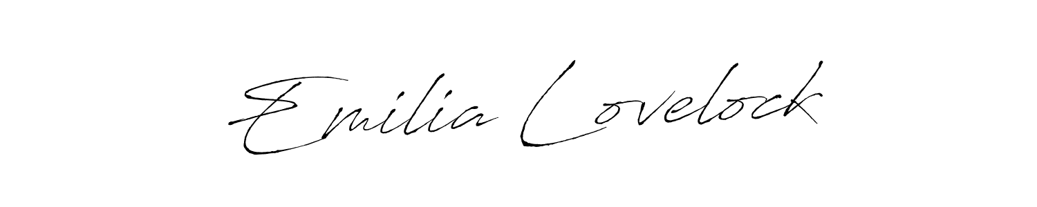 Make a short Emilia Lovelock signature style. Manage your documents anywhere anytime using Antro_Vectra. Create and add eSignatures, submit forms, share and send files easily. Emilia Lovelock signature style 6 images and pictures png