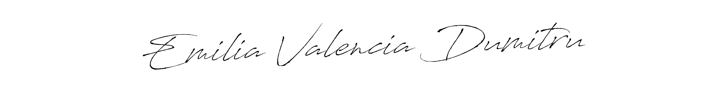 You should practise on your own different ways (Antro_Vectra) to write your name (Emilia Valencia Dumitru) in signature. don't let someone else do it for you. Emilia Valencia Dumitru signature style 6 images and pictures png