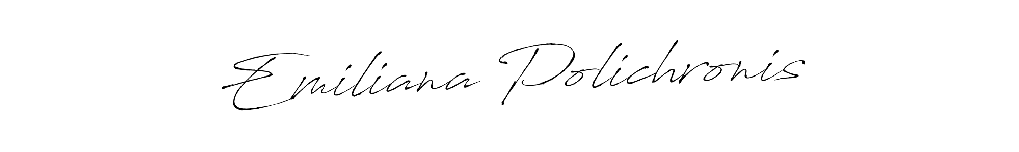 Best and Professional Signature Style for Emiliana Polichronis. Antro_Vectra Best Signature Style Collection. Emiliana Polichronis signature style 6 images and pictures png