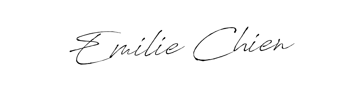 You can use this online signature creator to create a handwritten signature for the name Emilie Chien. This is the best online autograph maker. Emilie Chien signature style 6 images and pictures png