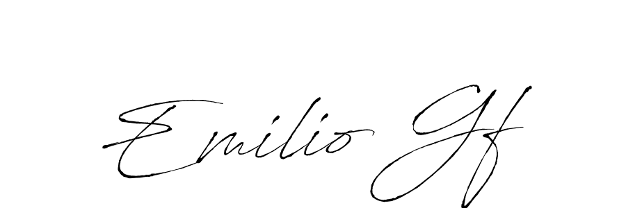 Similarly Antro_Vectra is the best handwritten signature design. Signature creator online .You can use it as an online autograph creator for name Emilio Gf. Emilio Gf signature style 6 images and pictures png