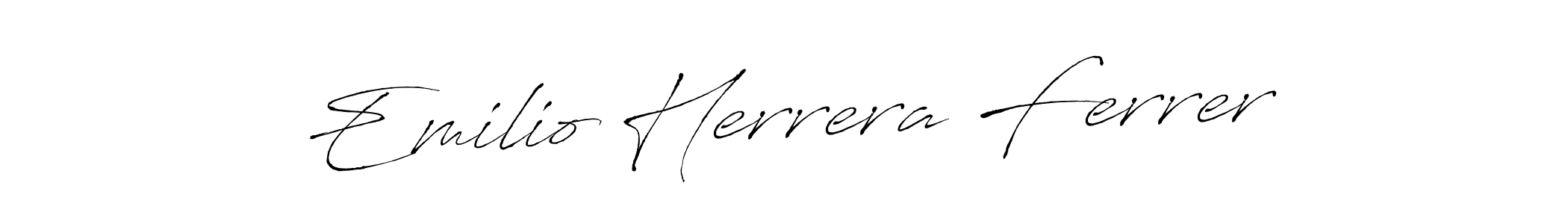 Also You can easily find your signature by using the search form. We will create Emilio Herrera Ferrer name handwritten signature images for you free of cost using Antro_Vectra sign style. Emilio Herrera Ferrer signature style 6 images and pictures png