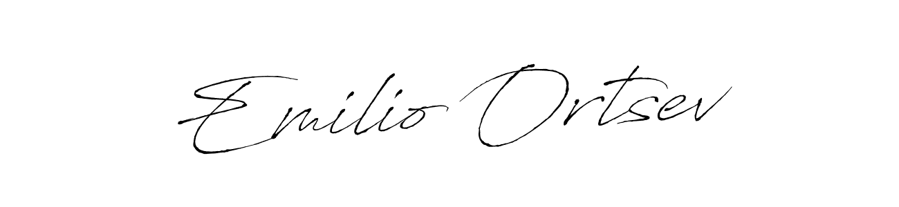 Make a beautiful signature design for name Emilio Ortsev. Use this online signature maker to create a handwritten signature for free. Emilio Ortsev signature style 6 images and pictures png