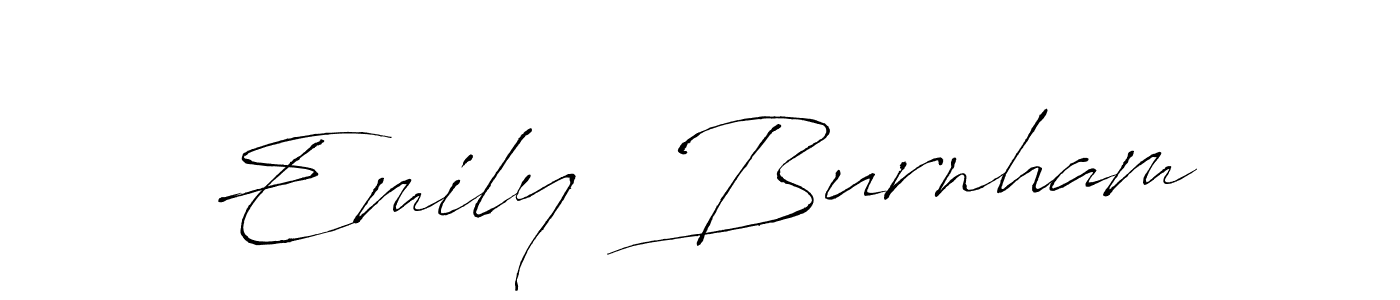 Similarly Antro_Vectra is the best handwritten signature design. Signature creator online .You can use it as an online autograph creator for name Emily  Burnham. Emily  Burnham signature style 6 images and pictures png