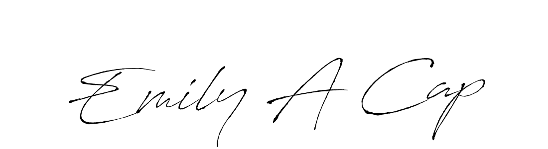 Also You can easily find your signature by using the search form. We will create Emily A Cap name handwritten signature images for you free of cost using Antro_Vectra sign style. Emily A Cap signature style 6 images and pictures png