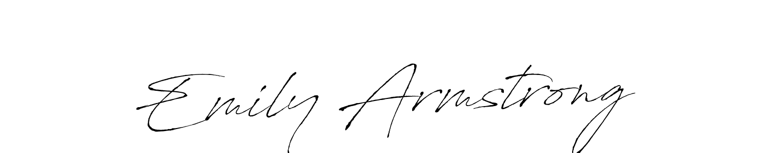 Make a beautiful signature design for name Emily Armstrong. Use this online signature maker to create a handwritten signature for free. Emily Armstrong signature style 6 images and pictures png