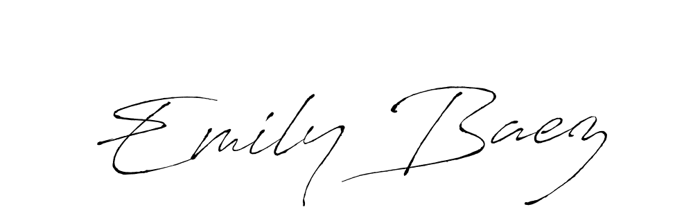 Make a beautiful signature design for name Emily Baez. Use this online signature maker to create a handwritten signature for free. Emily Baez signature style 6 images and pictures png