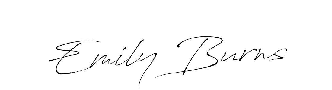 The best way (Antro_Vectra) to make a short signature is to pick only two or three words in your name. The name Emily Burns include a total of six letters. For converting this name. Emily Burns signature style 6 images and pictures png