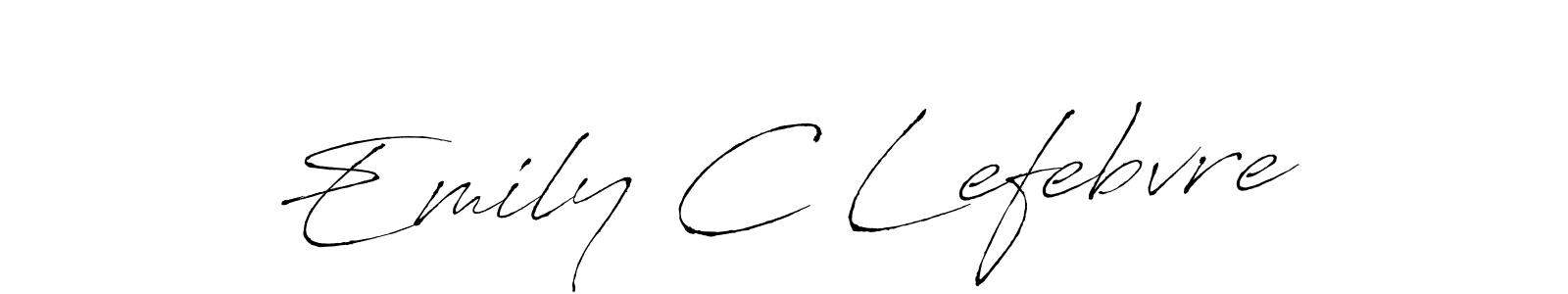 The best way (Antro_Vectra) to make a short signature is to pick only two or three words in your name. The name Emily C Lefebvre include a total of six letters. For converting this name. Emily C Lefebvre signature style 6 images and pictures png