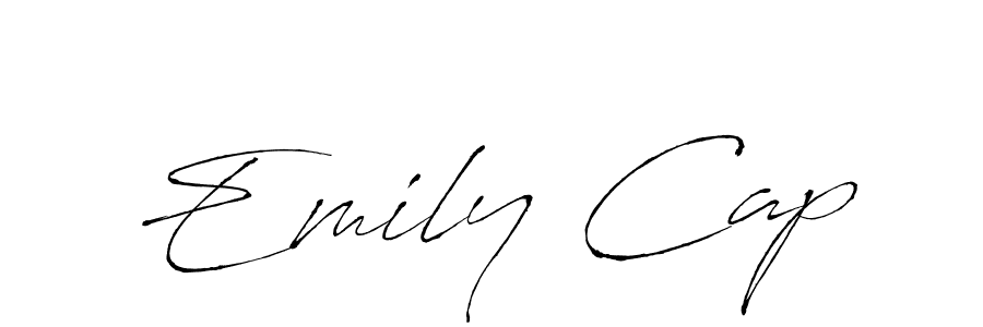 Use a signature maker to create a handwritten signature online. With this signature software, you can design (Antro_Vectra) your own signature for name Emily Cap. Emily Cap signature style 6 images and pictures png