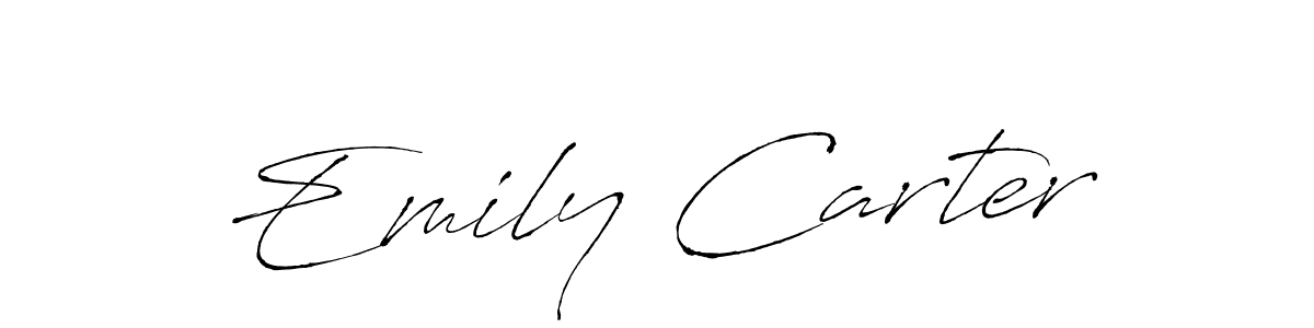 It looks lik you need a new signature style for name Emily Carter. Design unique handwritten (Antro_Vectra) signature with our free signature maker in just a few clicks. Emily Carter signature style 6 images and pictures png