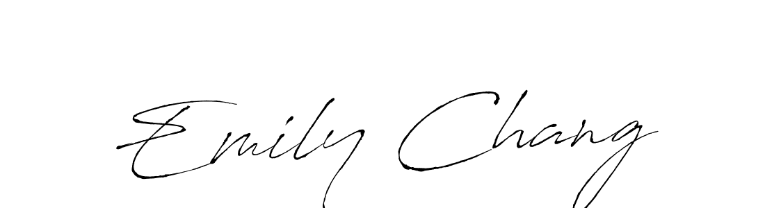 Create a beautiful signature design for name Emily Chang. With this signature (Antro_Vectra) fonts, you can make a handwritten signature for free. Emily Chang signature style 6 images and pictures png