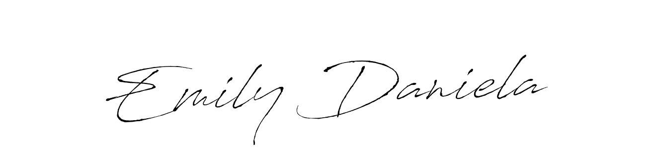 Make a beautiful signature design for name Emily Daniela. Use this online signature maker to create a handwritten signature for free. Emily Daniela signature style 6 images and pictures png