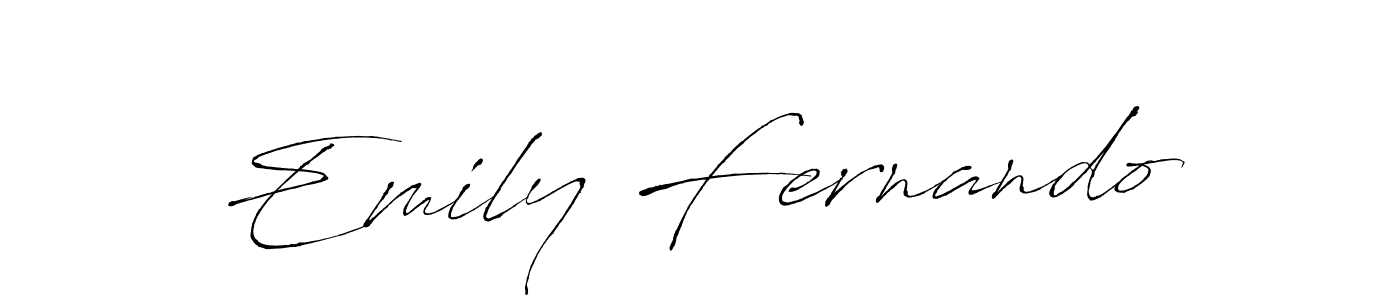 Antro_Vectra is a professional signature style that is perfect for those who want to add a touch of class to their signature. It is also a great choice for those who want to make their signature more unique. Get Emily Fernando name to fancy signature for free. Emily Fernando signature style 6 images and pictures png