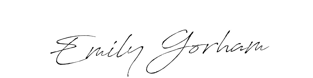 Make a beautiful signature design for name Emily Gorham. Use this online signature maker to create a handwritten signature for free. Emily Gorham signature style 6 images and pictures png
