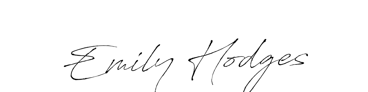 Make a beautiful signature design for name Emily Hodges. With this signature (Antro_Vectra) style, you can create a handwritten signature for free. Emily Hodges signature style 6 images and pictures png