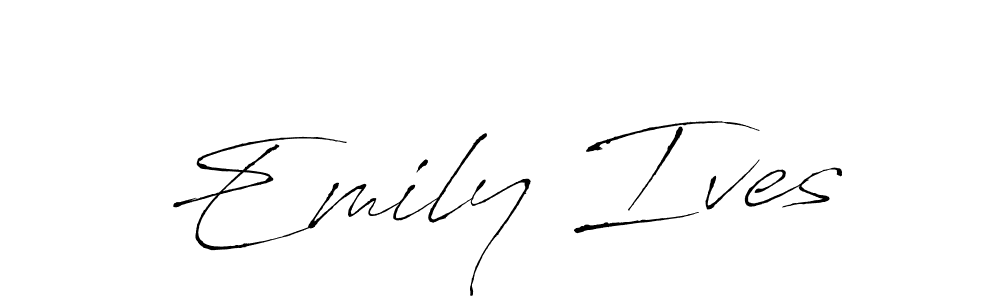 How to make Emily Ives name signature. Use Antro_Vectra style for creating short signs online. This is the latest handwritten sign. Emily Ives signature style 6 images and pictures png