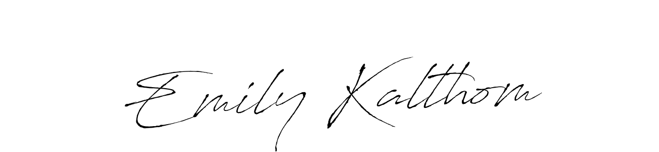 Make a short Emily Kalthom signature style. Manage your documents anywhere anytime using Antro_Vectra. Create and add eSignatures, submit forms, share and send files easily. Emily Kalthom signature style 6 images and pictures png