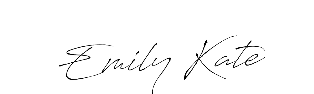 Use a signature maker to create a handwritten signature online. With this signature software, you can design (Antro_Vectra) your own signature for name Emily Kate. Emily Kate signature style 6 images and pictures png