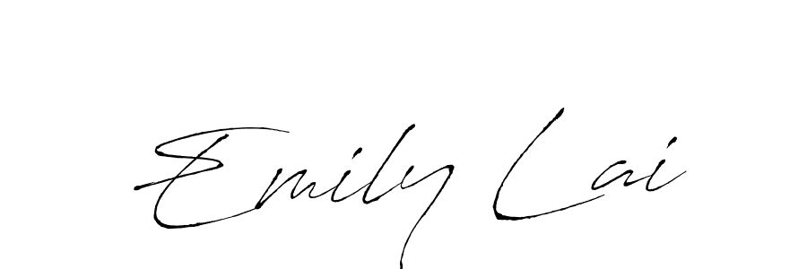 if you are searching for the best signature style for your name Emily Lai. so please give up your signature search. here we have designed multiple signature styles  using Antro_Vectra. Emily Lai signature style 6 images and pictures png