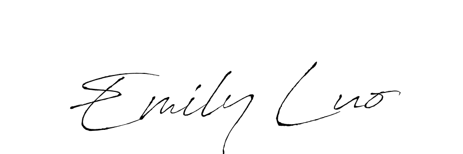 Also we have Emily Luo name is the best signature style. Create professional handwritten signature collection using Antro_Vectra autograph style. Emily Luo signature style 6 images and pictures png