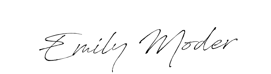 Best and Professional Signature Style for Emily Moder. Antro_Vectra Best Signature Style Collection. Emily Moder signature style 6 images and pictures png