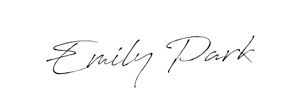 How to make Emily Park signature? Antro_Vectra is a professional autograph style. Create handwritten signature for Emily Park name. Emily Park signature style 6 images and pictures png