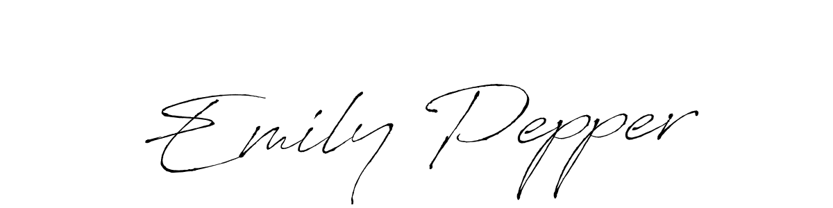 Also we have Emily Pepper name is the best signature style. Create professional handwritten signature collection using Antro_Vectra autograph style. Emily Pepper signature style 6 images and pictures png