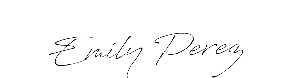 You should practise on your own different ways (Antro_Vectra) to write your name (Emily Perez) in signature. don't let someone else do it for you. Emily Perez signature style 6 images and pictures png