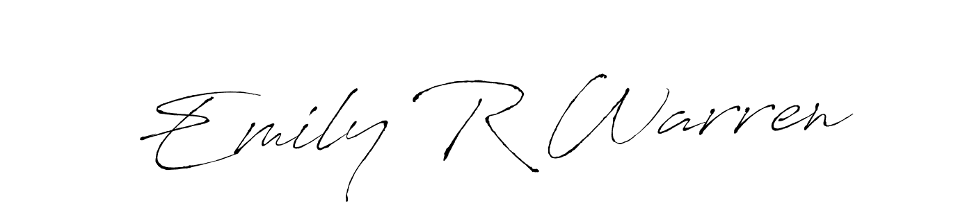 Antro_Vectra is a professional signature style that is perfect for those who want to add a touch of class to their signature. It is also a great choice for those who want to make their signature more unique. Get Emily R Warren name to fancy signature for free. Emily R Warren signature style 6 images and pictures png