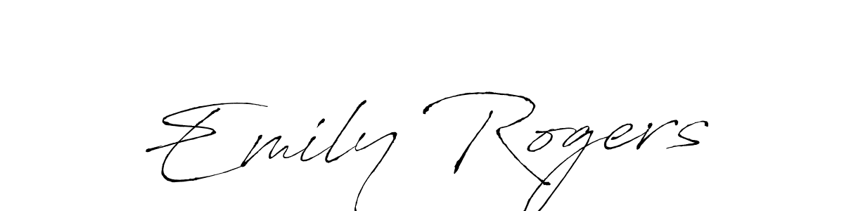 Design your own signature with our free online signature maker. With this signature software, you can create a handwritten (Antro_Vectra) signature for name Emily Rogers. Emily Rogers signature style 6 images and pictures png