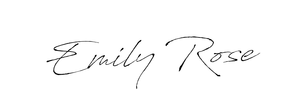 Make a beautiful signature design for name Emily Rose. With this signature (Antro_Vectra) style, you can create a handwritten signature for free. Emily Rose signature style 6 images and pictures png