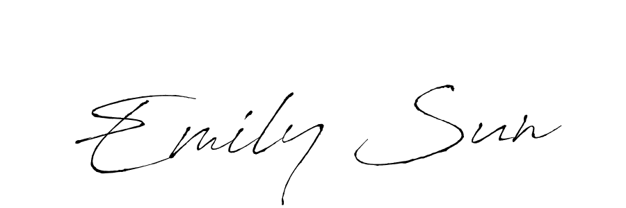 Best and Professional Signature Style for Emily Sun. Antro_Vectra Best Signature Style Collection. Emily Sun signature style 6 images and pictures png