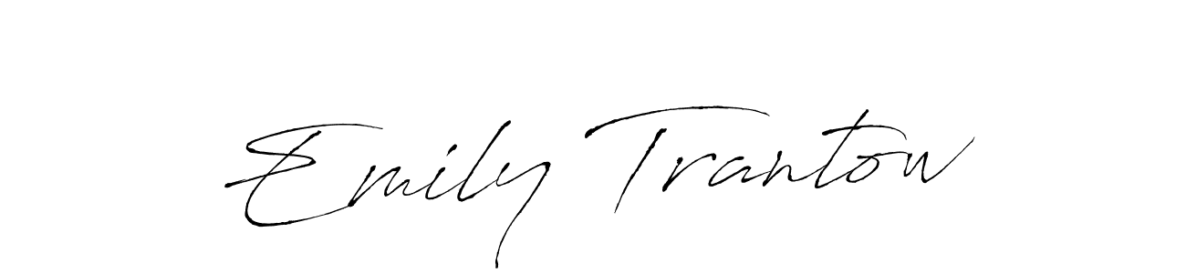 You should practise on your own different ways (Antro_Vectra) to write your name (Emily Trantow) in signature. don't let someone else do it for you. Emily Trantow signature style 6 images and pictures png