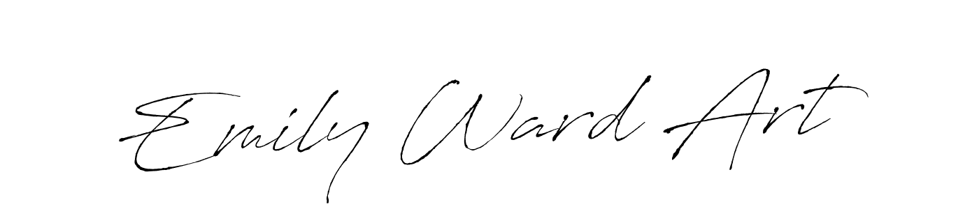 Similarly Antro_Vectra is the best handwritten signature design. Signature creator online .You can use it as an online autograph creator for name Emily Ward Art. Emily Ward Art signature style 6 images and pictures png