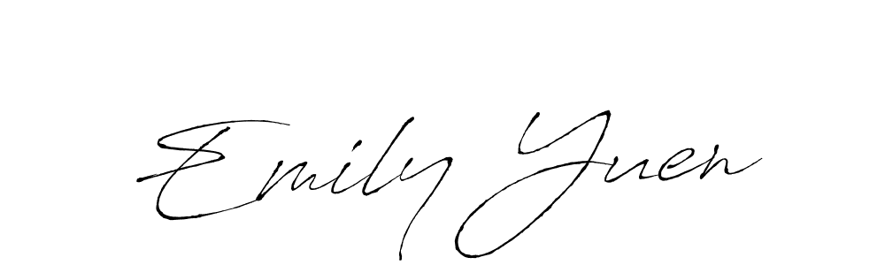 Make a short Emily Yuen signature style. Manage your documents anywhere anytime using Antro_Vectra. Create and add eSignatures, submit forms, share and send files easily. Emily Yuen signature style 6 images and pictures png