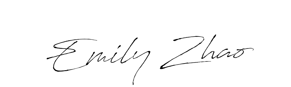 if you are searching for the best signature style for your name Emily Zhao. so please give up your signature search. here we have designed multiple signature styles  using Antro_Vectra. Emily Zhao signature style 6 images and pictures png