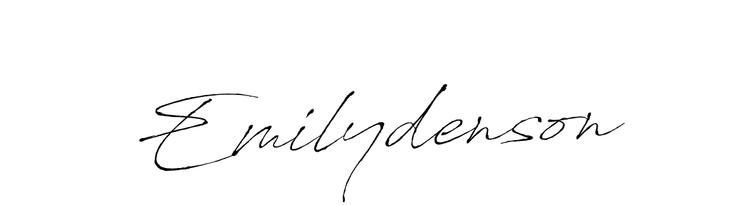 Emilydenson stylish signature style. Best Handwritten Sign (Antro_Vectra) for my name. Handwritten Signature Collection Ideas for my name Emilydenson. Emilydenson signature style 6 images and pictures png