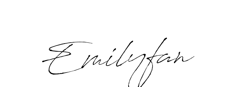 Make a beautiful signature design for name Emilyfan. Use this online signature maker to create a handwritten signature for free. Emilyfan signature style 6 images and pictures png