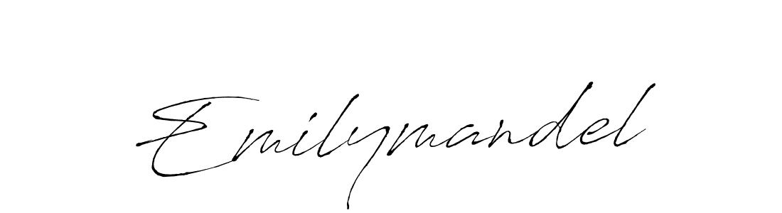 Also we have Emilymandel name is the best signature style. Create professional handwritten signature collection using Antro_Vectra autograph style. Emilymandel signature style 6 images and pictures png