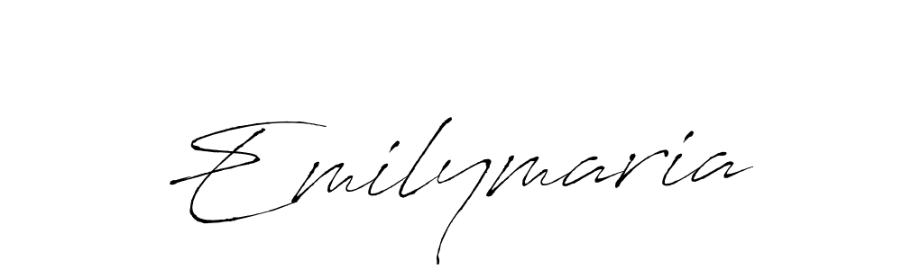 How to make Emilymaria signature? Antro_Vectra is a professional autograph style. Create handwritten signature for Emilymaria name. Emilymaria signature style 6 images and pictures png