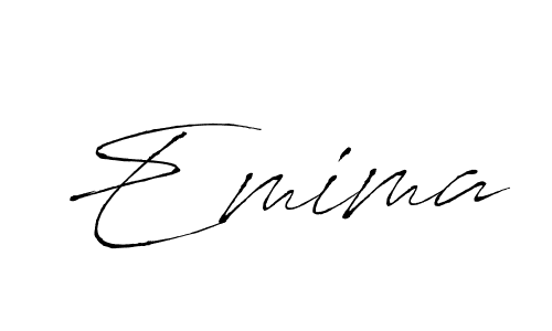 How to make Emima name signature. Use Antro_Vectra style for creating short signs online. This is the latest handwritten sign. Emima signature style 6 images and pictures png